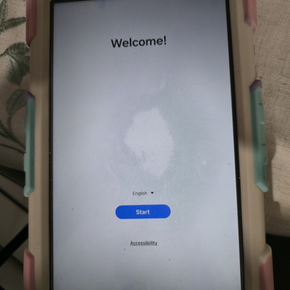 Tablet with Multicolor Protective Case
